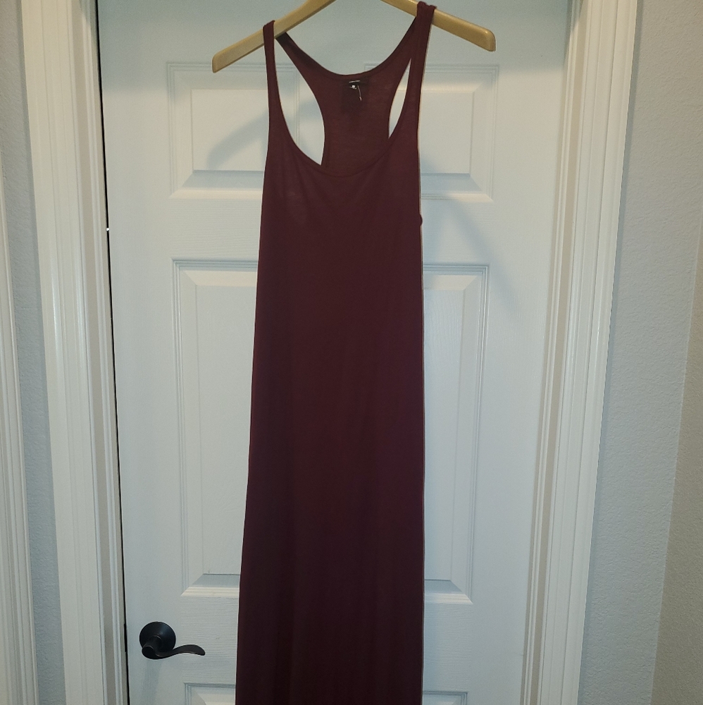 Massimo Maxi Dress Maroon Size S